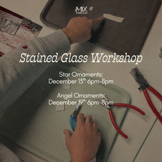 Stained Glass Workshop: Star Ornaments December 13th 6pm-8pm
