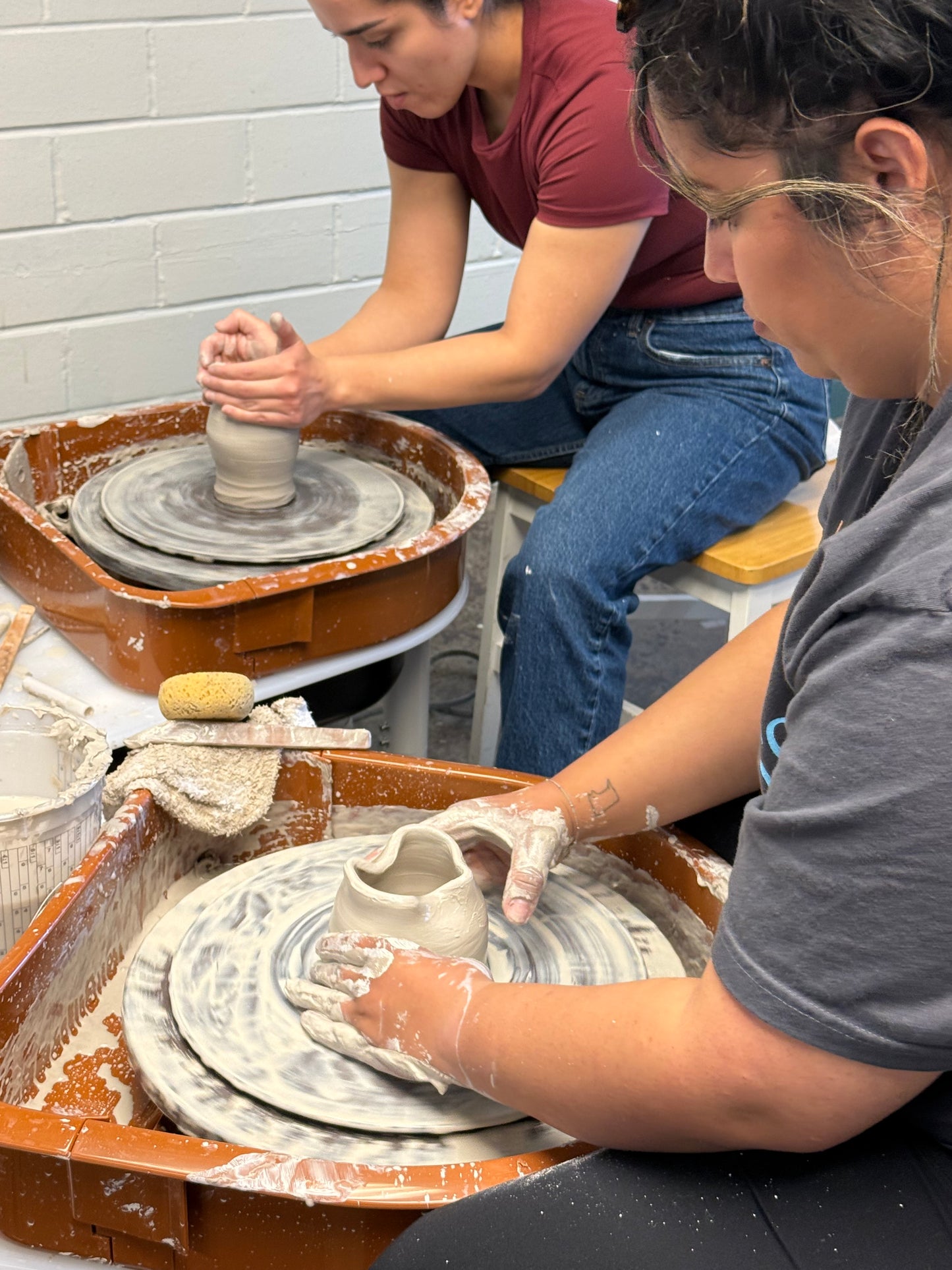 One Time Pottery Wheel Classes- Garlic Grater or Spoon Rest - June 19th 5pm-7pm (Friday)