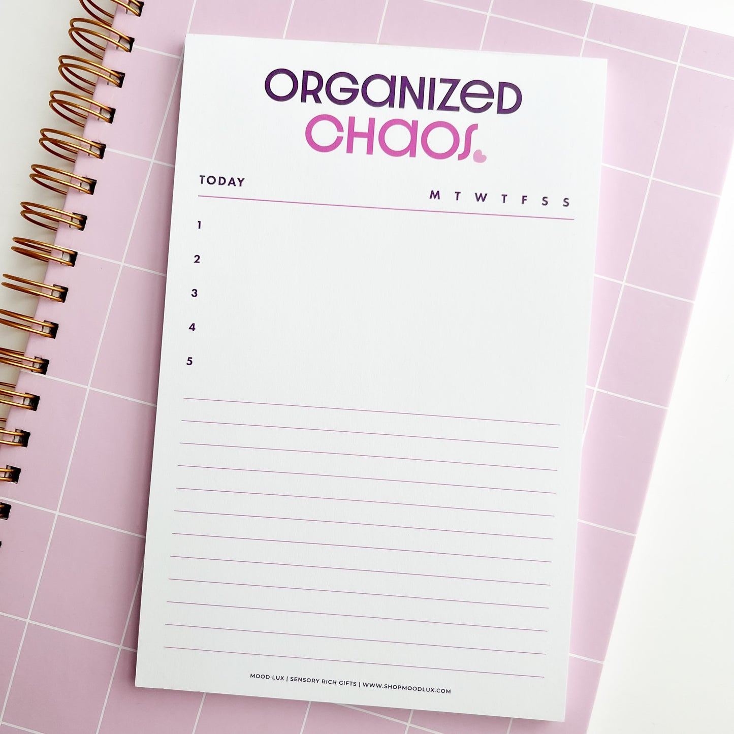 Organized Chaos Note Pad