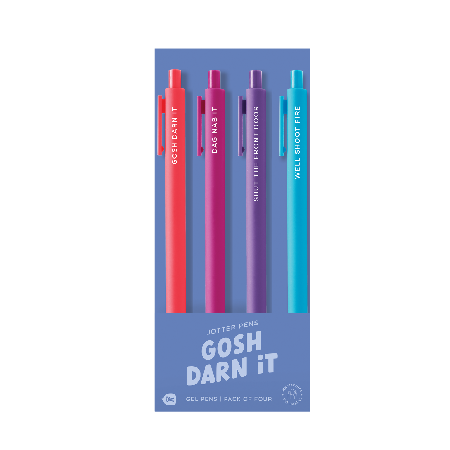 Jotter Pen 4 Pack: Gosh Darn It