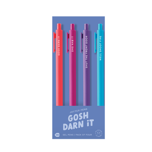 Jotter Pen 4 Pack: Gosh Darn It