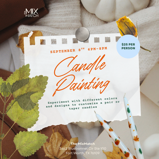 Candle Painting- September 8th 6pm-8pm