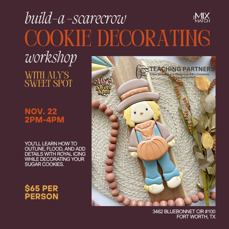 Cookie Decorating Workshop w/ Aly's Sweet Spot November 22nd 2pm-4pm