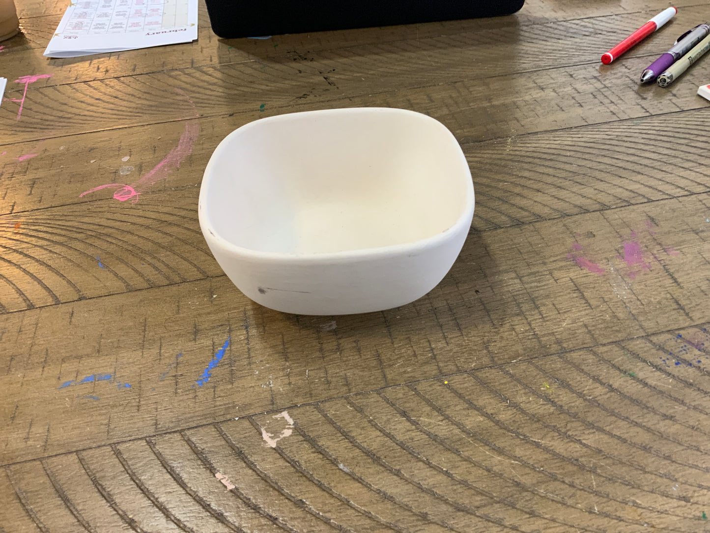 Small square bowl