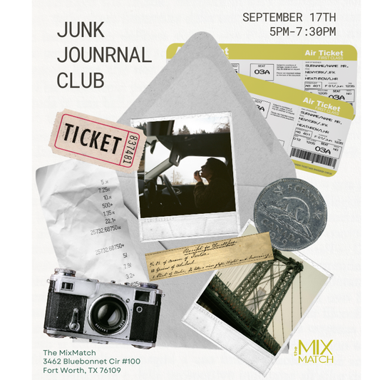 Junk Journal Club September 17th 5pm-7:30pm