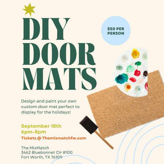 DIY Doormats September 18th 6pm-8pm