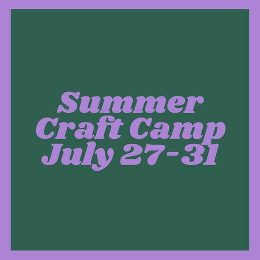 MixMatch Summer Craft Camp July 27th-31st