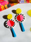 Sunny Pop Drops Polymer Clay Earrings