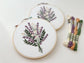 Lavender and Daisies Embroidery Kit