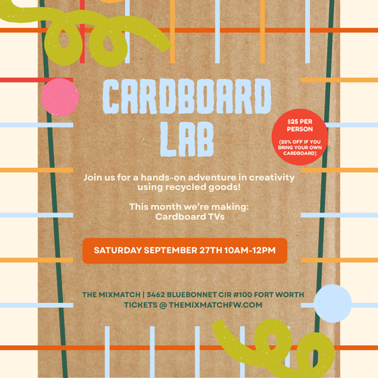Cardboard Lab September 27th 10am-12pm