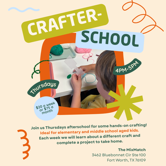 Crafterschool- September Sessions