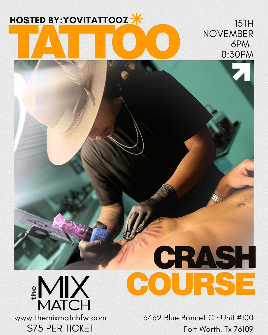 Tattoo Crash Course w/ Yovitatooz November
