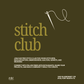 Stitch Club Jan 21 6pm-8pm