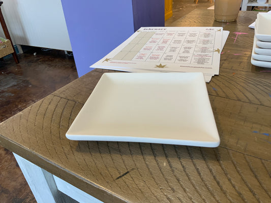 Square plate
