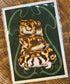 Frog Print Unframed 4x5