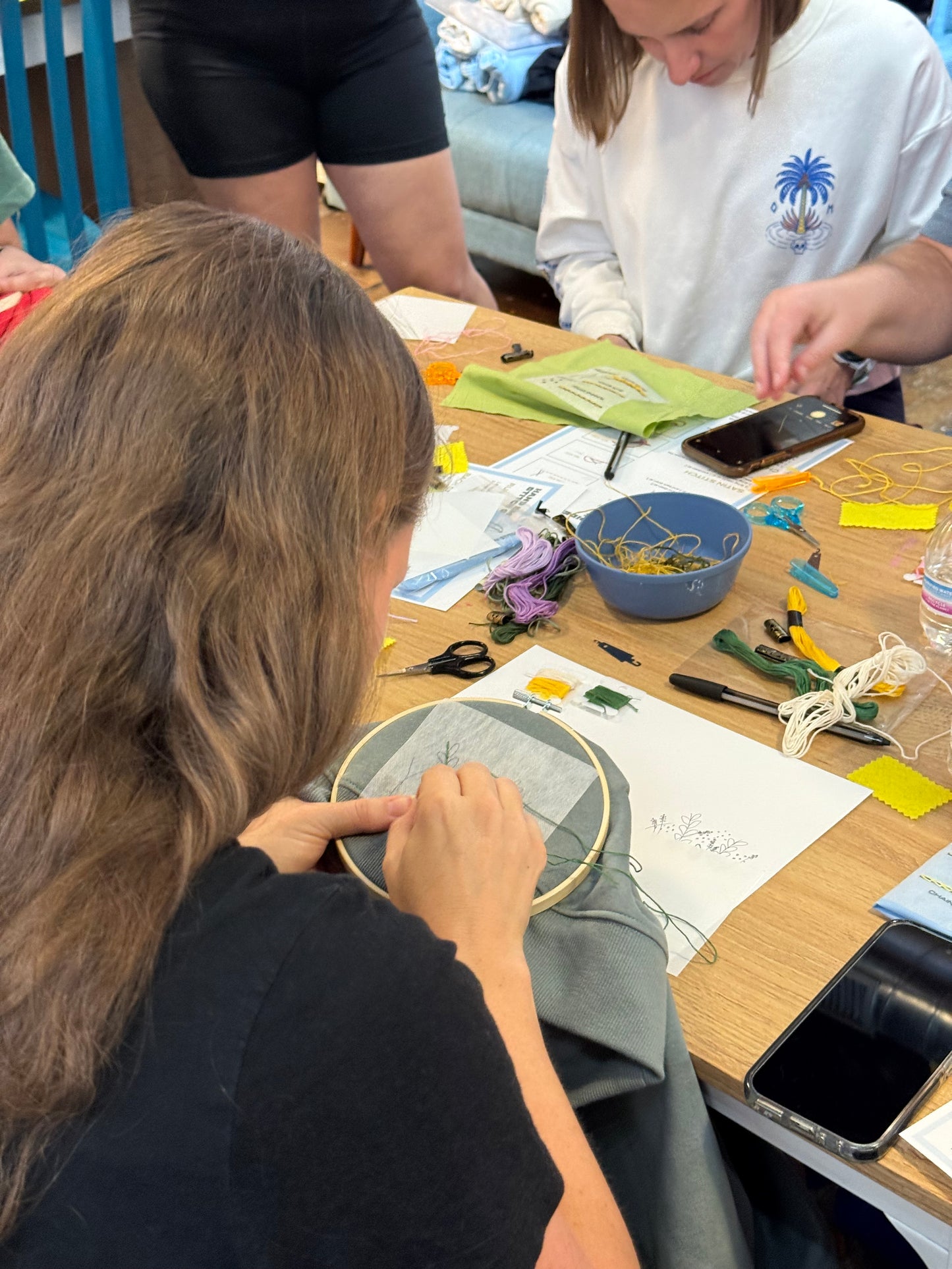 Embroidered Sweatshirts Jan 31 11am-1pm
