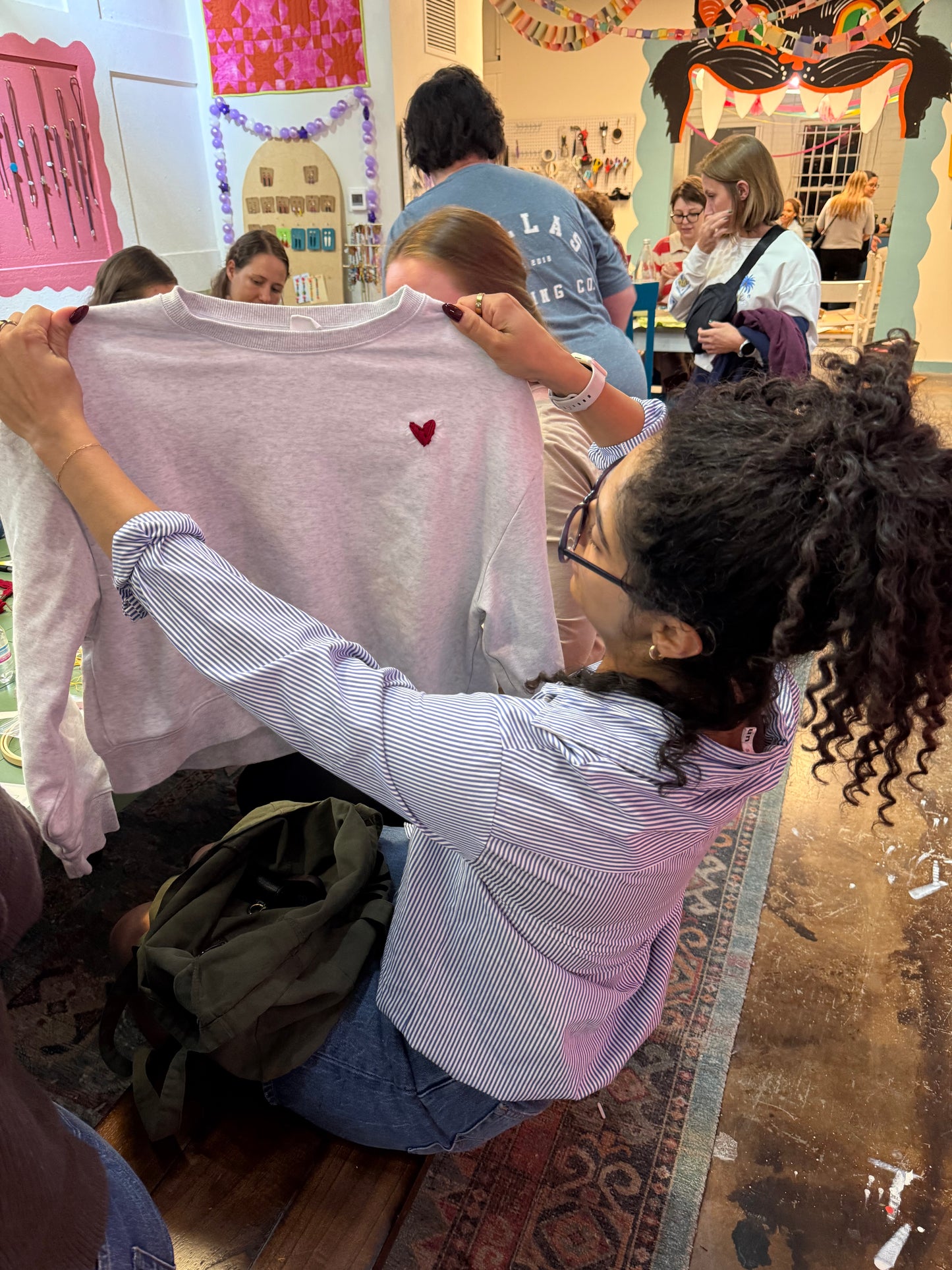 Embroidered Sweatshirts Jan 31 11am-1pm