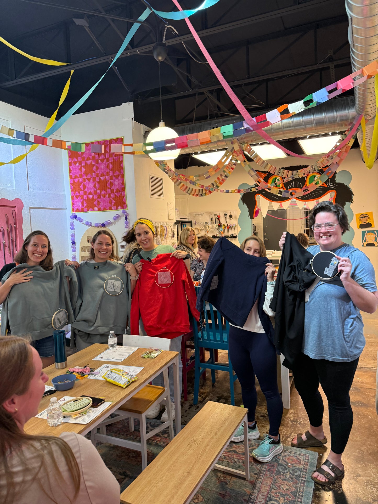 Embroidered Sweatshirts Jan 31 11am-1pm