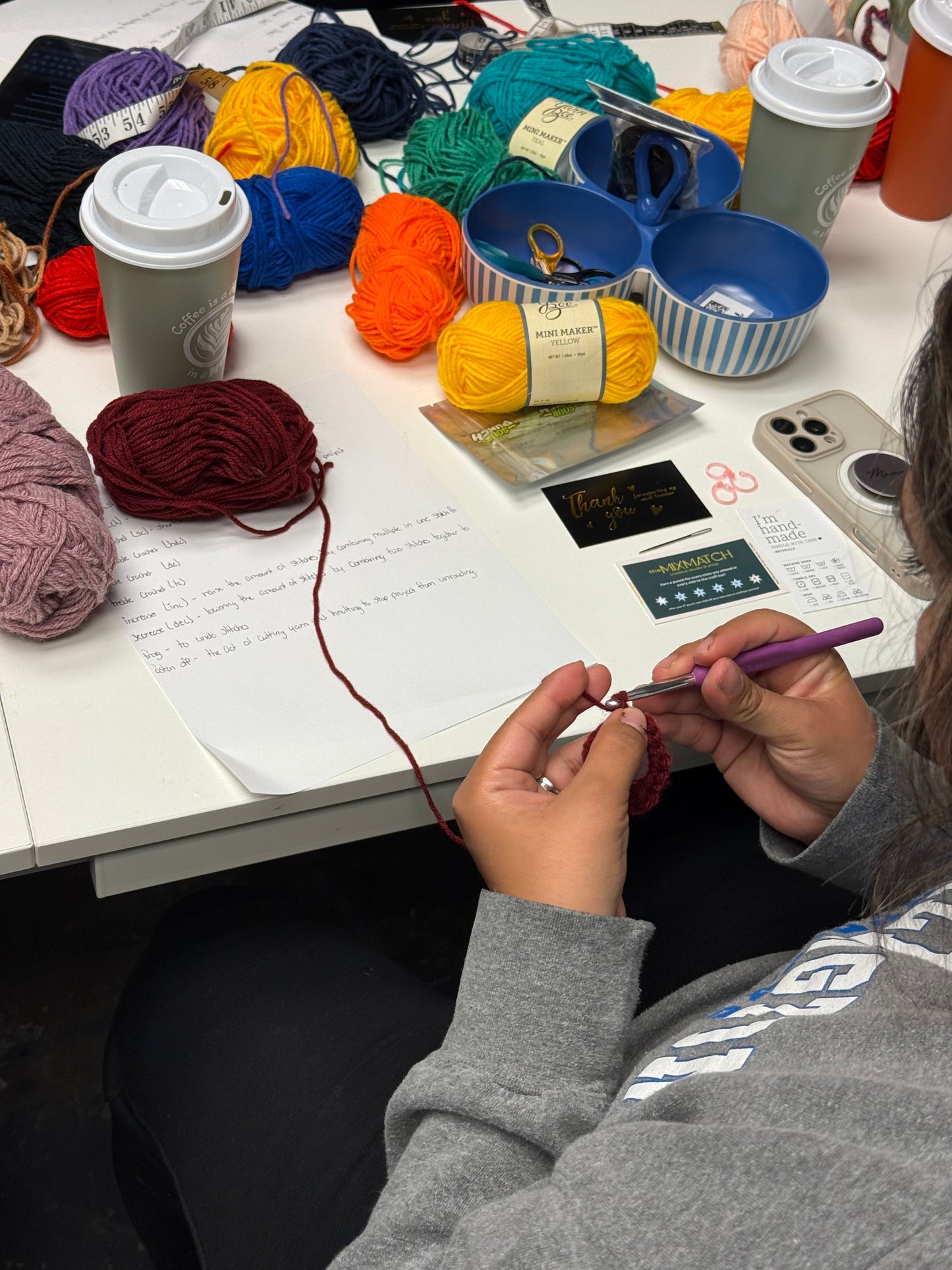 Crochet Beanies Jan 24 11am-1pm