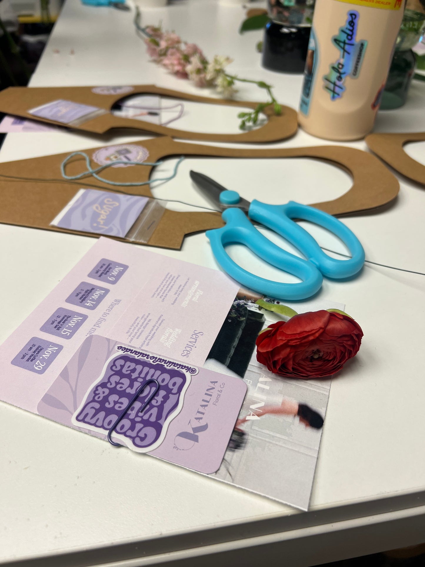 Print & Petal : Lino Cut & Flower Bouquet Class w/ Katalina Floral & Co. | February 13th 6pm-9pm