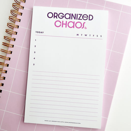 Organized Chaos Note Pad