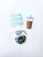 Coffee Lover Sticker Set