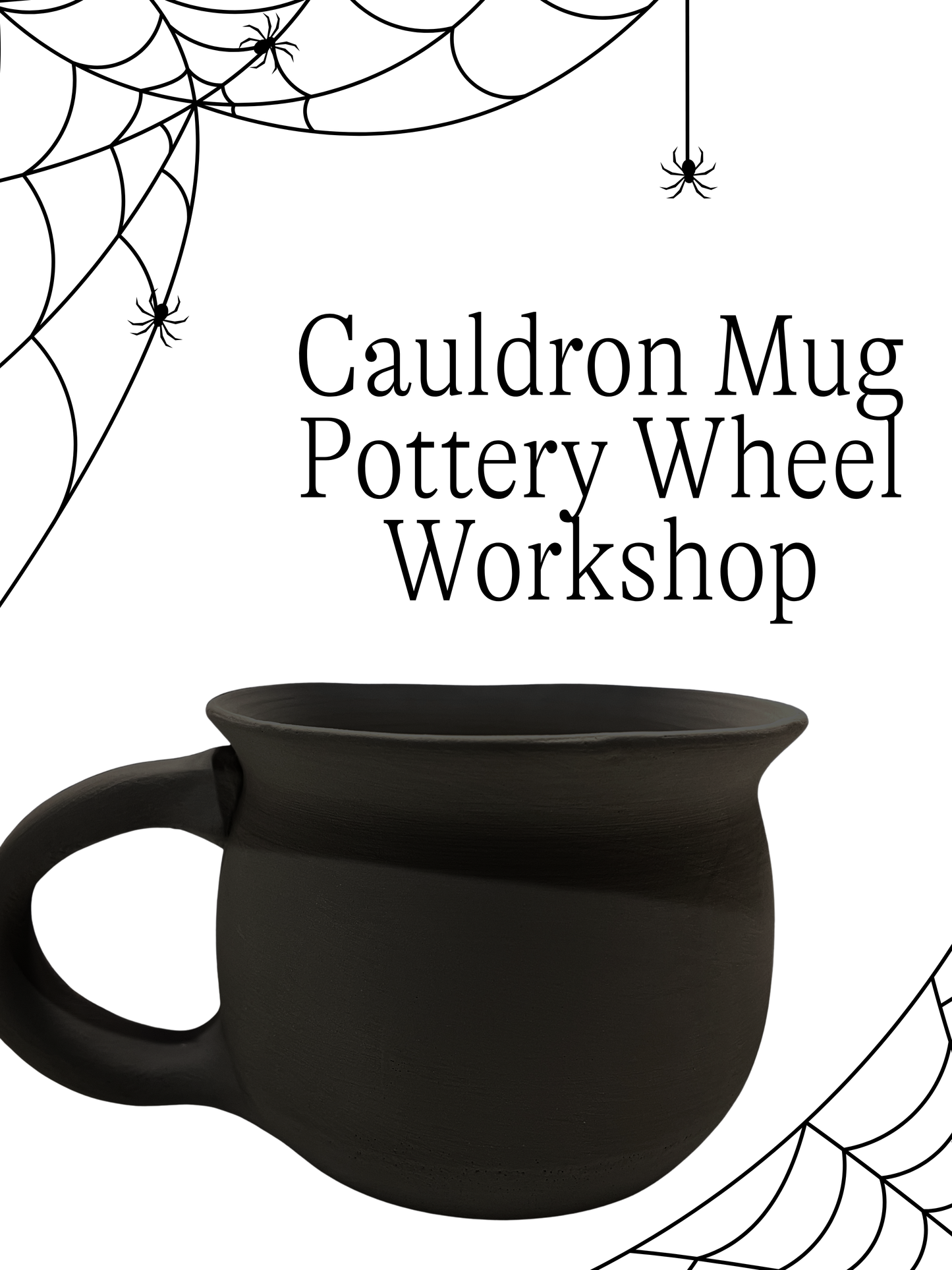 Pottery Wheel Basics: Cauldron Mugs | October 3rd 10am-12pm (Saturday)