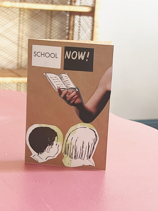 School Now Greeting Card