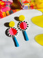 Sunny Pop Drops Polymer Clay Earrings