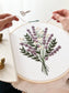 Lavender and Daisies Embroidery Kit