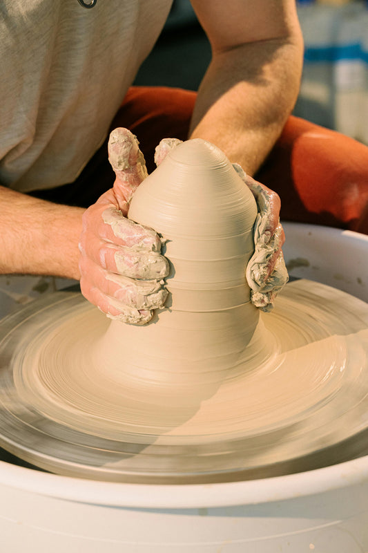 One Time Pottery Wheel Classes- Flower Vase - March